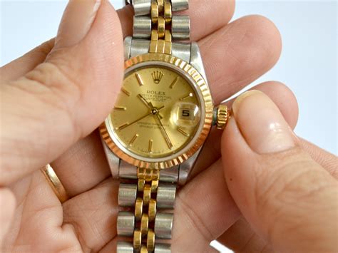 rolex adjust date